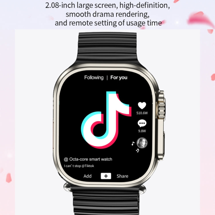 GS29 2.08 inch IP67 Waterproof 4G Android 9.0 Smart Watch Support AI Video Call / GPS, Specification:4G+64G(Black) - Android Watch by PMC TechLife | Online Shopping South Africa | PMC TechLife