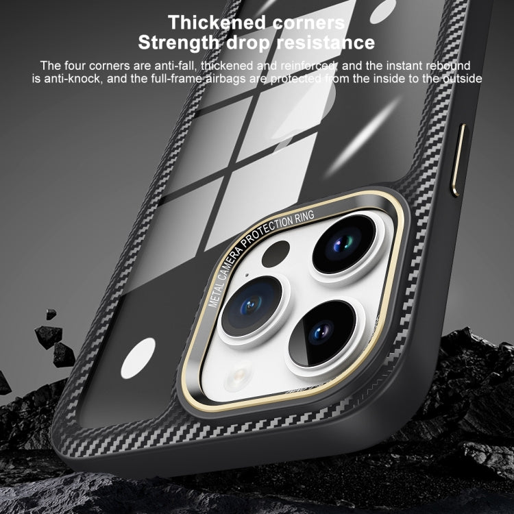 For iPhone 13 Pro Max Carbon Fiber Transparent Back Panel Phone Case(Green) - free shipping - PMC TechLife - Order now!