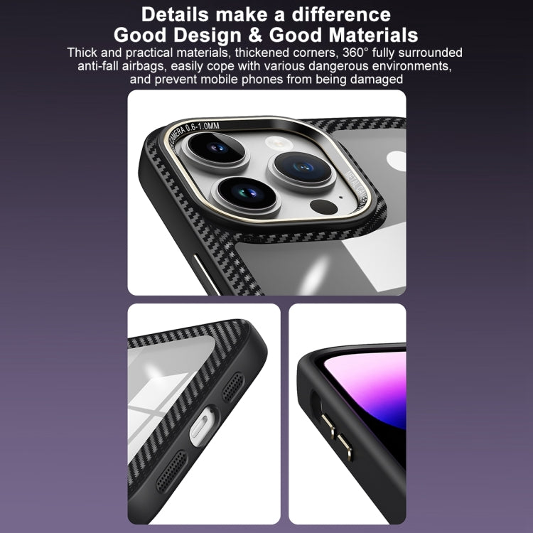 For iPhone 11 Carbon Fiber Transparent Back Panel Phone Case(Green) - free shipping - PMC TechLife - Order now!
