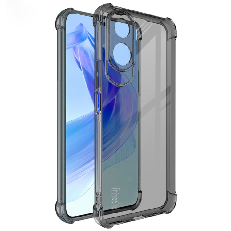 For Honor X50i 5G / 90 Lite 5G imak Shockproof Airbag TPU Phone Case(Transparent Black) - Honor Cases by imak | Online Shopping South Africa | PMC Jewellery