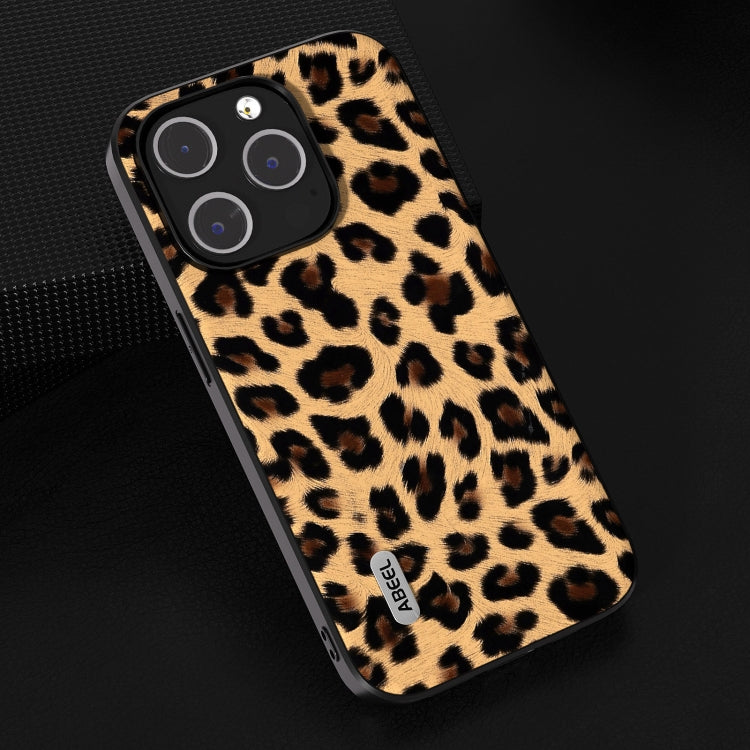 For iPhone 15 Pro ABEEL Black Edge Leopard Phone Case(Leopard Print) - free shipping - PMC TechLife - Order now!