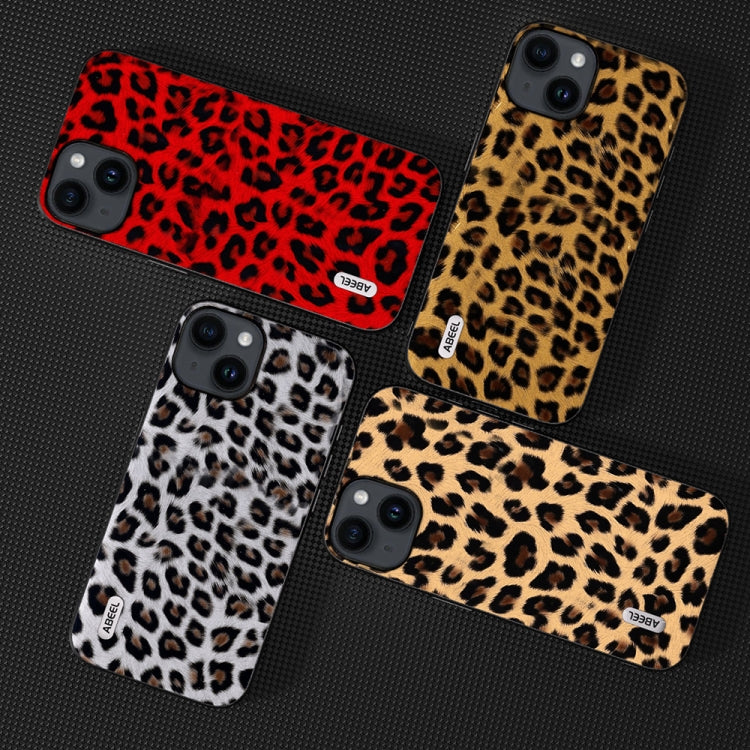 For iPhone 15 ABEEL Black Edge Leopard Phone Case(Golden Leopard) - free shipping - PMC TechLife - Order now!