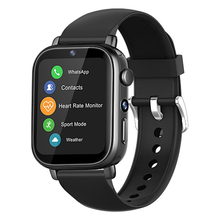 UNIWA X1S 1.9 inch IP67 Waterproof 4G Android 8.1 Dual Cameras Smart Watch Support Temperature Measurement, Specification:2G+16G(Black) - Android Watch by UNIWA | Online Shopping South Africa | PMC TechLife
