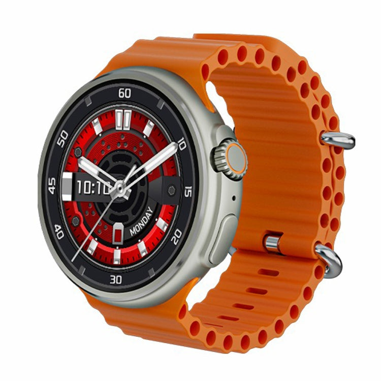 V3 Ultra Max 1.6 inch TFT Round Screen Smart Watch Supports Voice Calls/Blood Oxygen Monitoring(Orange) - Smart Watches by PMC Jewellery | Online Shopping South Africa | PMC Jewellery