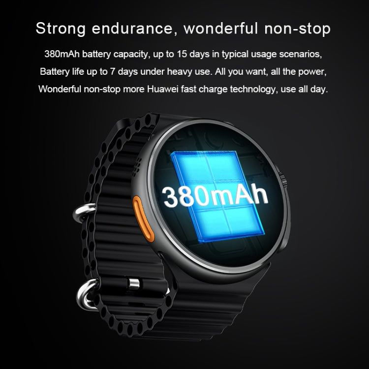 V3 Ultra Max 1.6 inch TFT Round Screen Smart Watch Supports Voice Calls/Blood Oxygen Monitoring(Grey) - Smart Watches by PMC TechLife | Online Shopping South Africa | PMC TechLife