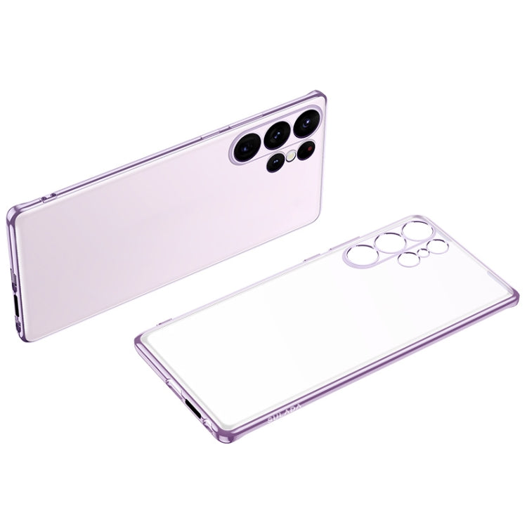 For Samsung Galaxy S23 Ultra 5G SULADA Electroplating Frosted TPU Phone Case(Purple) - Galaxy S23 Ultra 5G Cases by SULADA | Online Shopping South Africa | PMC TechLife | Buy Now Pay Later Mobicred