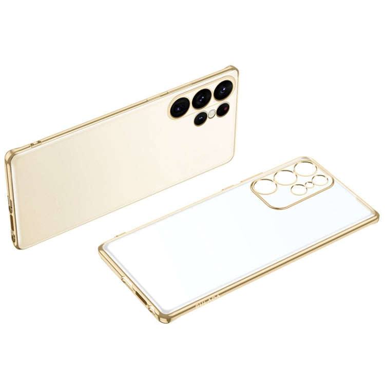 For Samsung Galaxy S23 Ultra 5G SULADA Electroplating Frosted TPU Phone Case(Gold) - Galaxy S23 Ultra 5G Cases by SULADA | Online Shopping South Africa | PMC TechLife | Buy Now Pay Later Mobicred