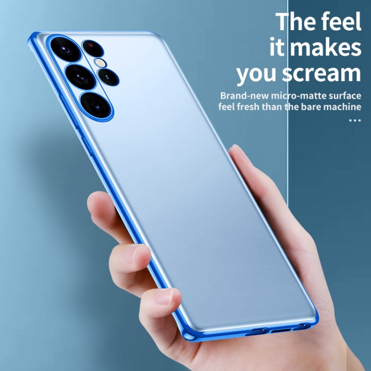 For Samsung Galaxy S23 Ultra 5G SULADA Electroplating Frosted TPU Phone Case(Green) - Galaxy S23 Ultra 5G Cases by SULADA | Online Shopping South Africa | PMC TechLife