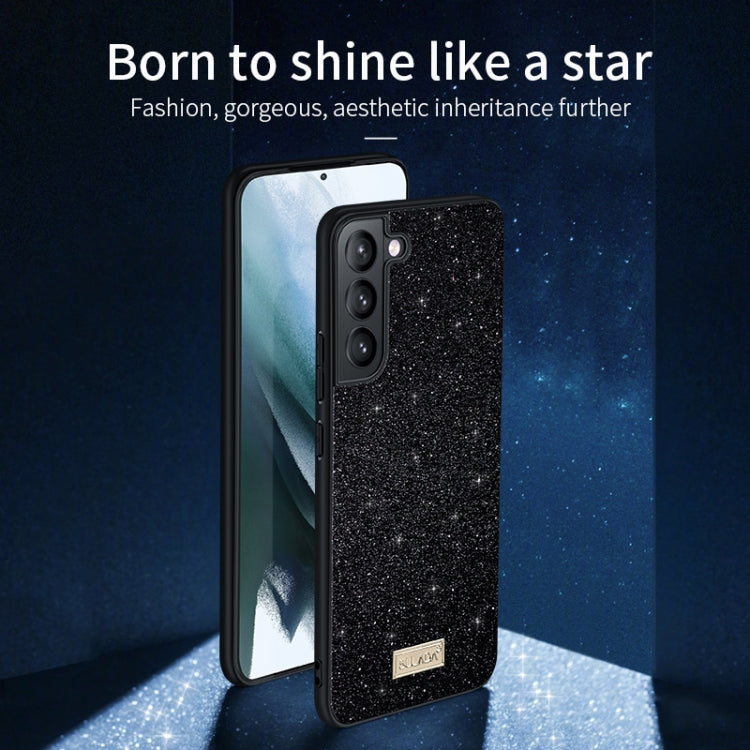 For Samsung Galaxy S23+ 5G SULADA Glittery TPU Hybrid Handmade Leather Phone Case(Red) - Galaxy S23+ 5G Cases by SULADA | Online Shopping South Africa | PMC TechLife | Buy Now Pay Later Mobicred