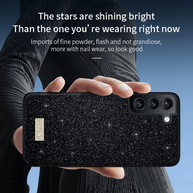 For Samsung Galaxy S23 Ultra 5G SULADA Glittery TPU Hybrid Handmade Leather Phone Case(Colorful) - Galaxy S23 Ultra 5G Cases by SULADA | Online Shopping South Africa | PMC TechLife | Buy Now Pay Later Mobicred