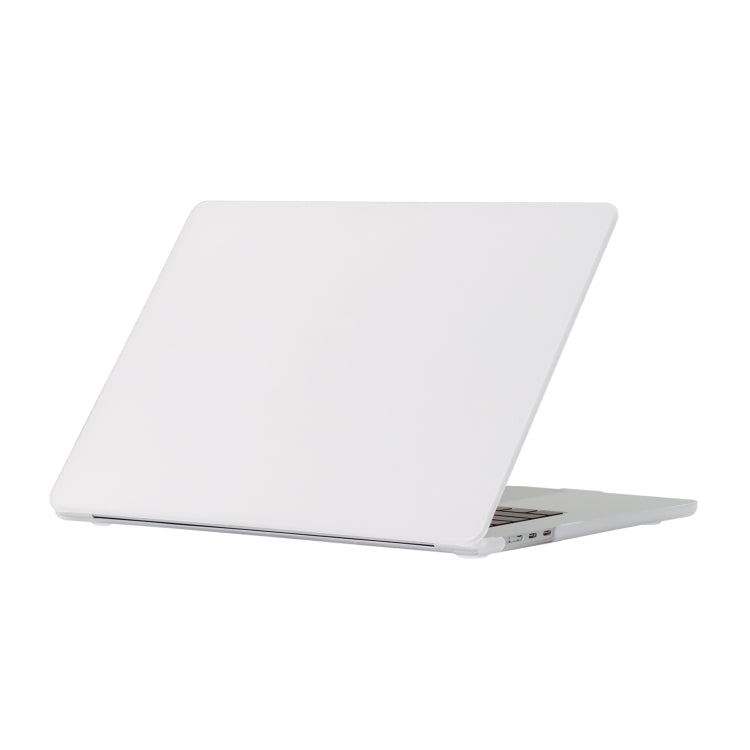 For MacBook Air 15.3 inch A2941 Laptop Frosted Style PC Protective Case(White) - MacBook Air Cases by PMC TechLife | Online Shopping South Africa | PMC TechLife | Buy Now Pay Later Mobicred