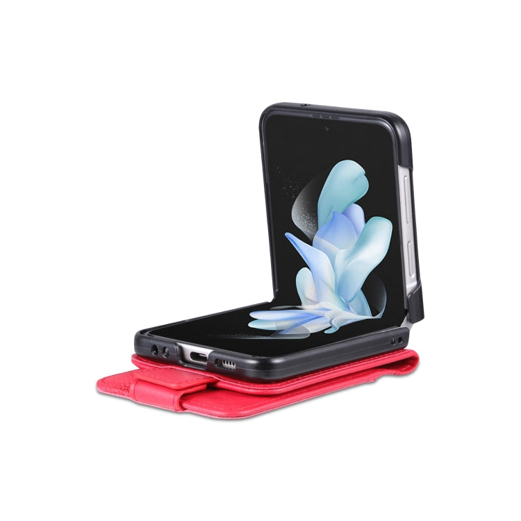For Samsung Galaxy Z Flip5 5G AZNS Magnetic Calf Texture Flip Leather Phone Case(Red) - free shipping - PMC TechLife - Order now!