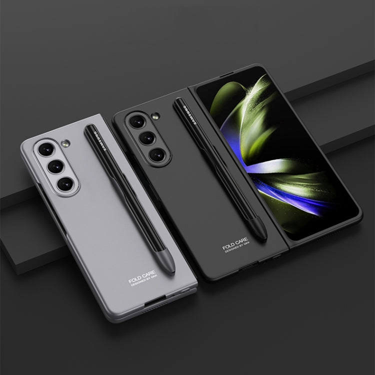 For Samsung Galaxy Z Fold5 GKK Ultra-thin Full Coverage Phone Flip Case with Pen Slot(Black) - free shipping - PMC TechLife - Order now!