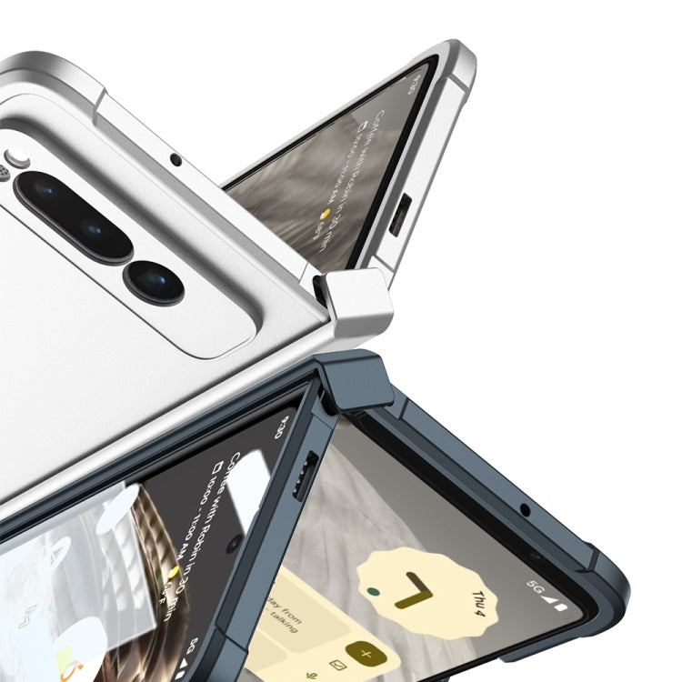 For Google Pixel Fold GKK Skin Feel Airbag Hinge Shockproof Phone Case(Green) - Google Cases by GKK | Online Shopping South Africa | PMC Jewellery