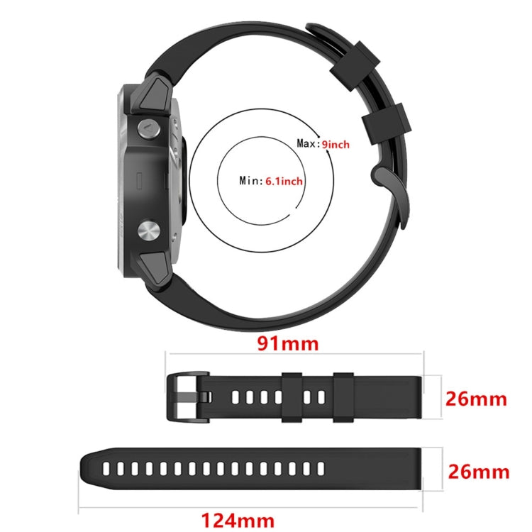 Compatible with Garmin Enduro 2 Sports Silicone Watch Band(Blue) - free shipping - PMC TechLife - Order now!