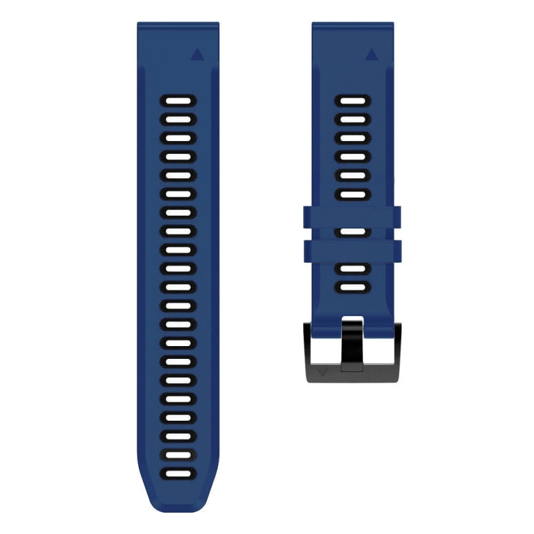 Compatible with Garmin Epix Pro 51mm Sports Two-Color Silicone Watch Band(Midnight Blue+Black) - free shipping - PMC TechLife - Order now!