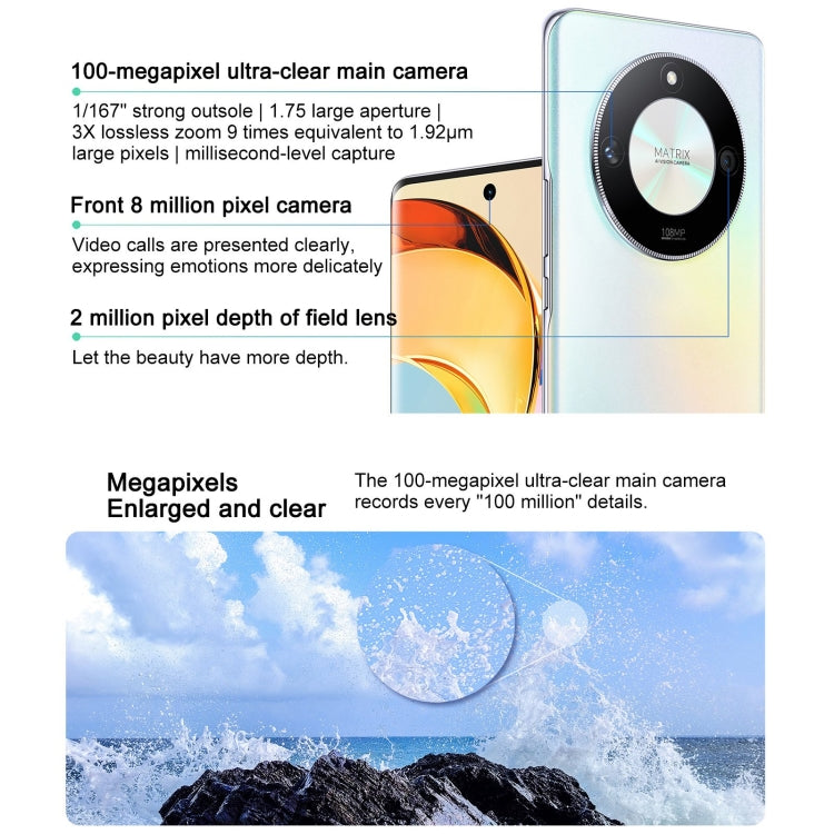 Honor X50 5G, 108MP Camera, 6.78 inch MagicOS 7.1.1 Snapdragon 6 Gen1 Octa Core up to 2.2GHz, Network: 5G, OTG, Not Support Google Play, Memory:8GB+256GB(Orange) - free shipping - PMC TechLife - Order now!