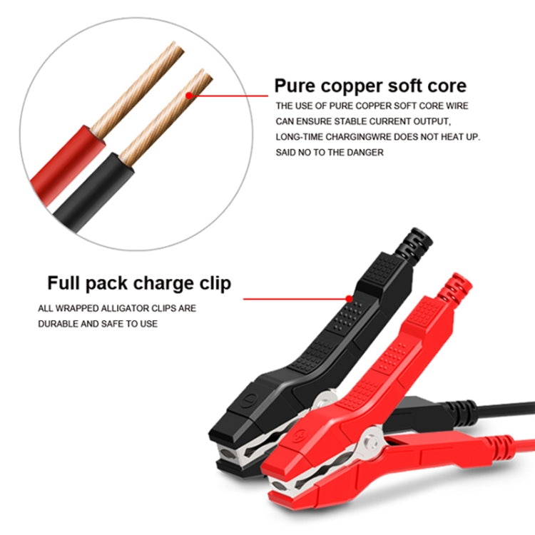 FOXSUR FBC1206E 6A 12V Car / Motorcycle Smart Battery Charger(US Plug) - Battery Charger by FOXSUR | Online Shopping South Africa | PMC TechLife | Buy Now Pay Later Mobicred