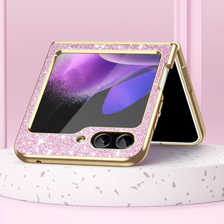 For Samsung Galaxy Z Flip5 Electroplate Glittery Shockproof Phone Case(Black) - free shipping - PMC TechLife - Order now!