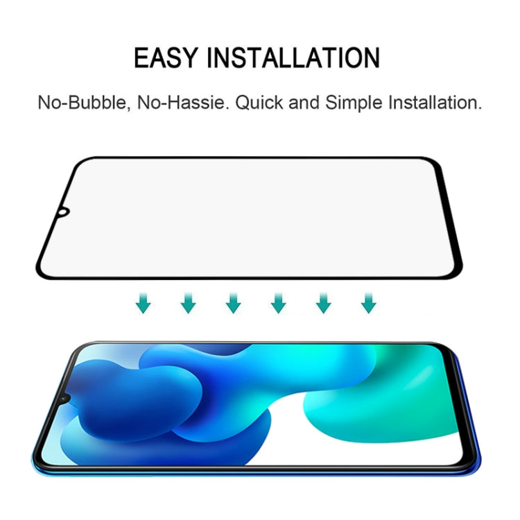 For Xiaomi Mi 10 Lite 25 PCS 3D Curved Edge Full Screen Tempered Glass Film(Black) -  by PMC TechLife | Online Shopping South Africa | PMC TechLife