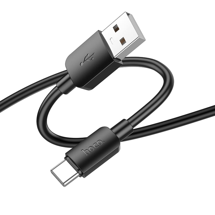 hoco X96 Hyper 1m 27W USB to USB-C / Type-C Charging Data Cable(Black) - USB-C & Type-C Cable by hoco | Online Shopping South Africa | PMC TechLife | Buy Now Pay Later Mobicred