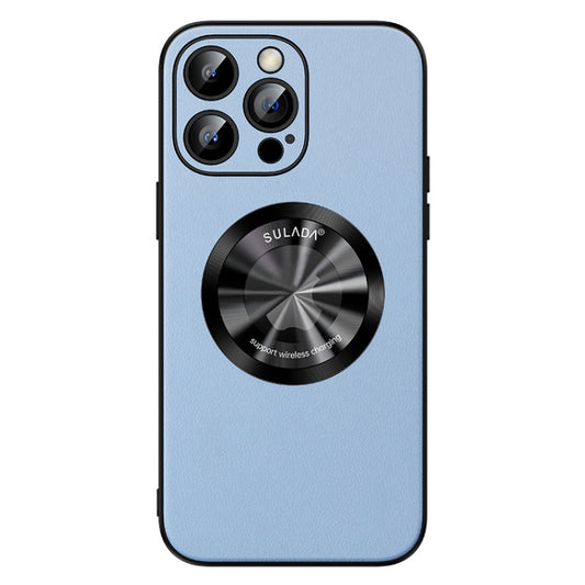 For iPhone 14 Pro Max SULADA Microfiber Leather MagSafe Magnetic Phone Case(Sierra Blue) - iPhone 14 Pro Max Cases by SULADA | Online Shopping South Africa | PMC Jewellery