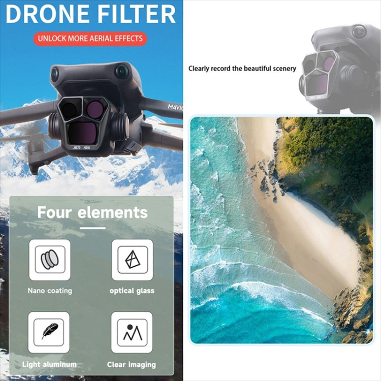 For DJI Mavic 3 Pro JSR KH Series Drone Lens Filter, Filter:Film DF1.15X - free shipping - PMC TechLife - Order now!