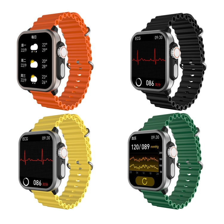 SPOVAN H6 1.83 inch TFT Screen Smart Watch Supports Bluetooth Call/Blood Oxygen Monitoring(Yellow) - Smart Watches by SPOVAN | Online Shopping South Africa | PMC TechLife | Buy Now Pay Later Mobicred