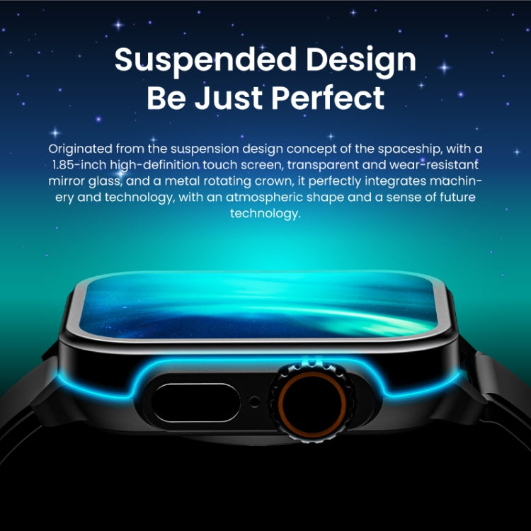 SPOVAN H6 1.83 inch TFT Screen Smart Watch Supports Bluetooth Call/Blood Oxygen Monitoring(Yellow) - Smart Watches by SPOVAN | Online Shopping South Africa | PMC TechLife | Buy Now Pay Later Mobicred
