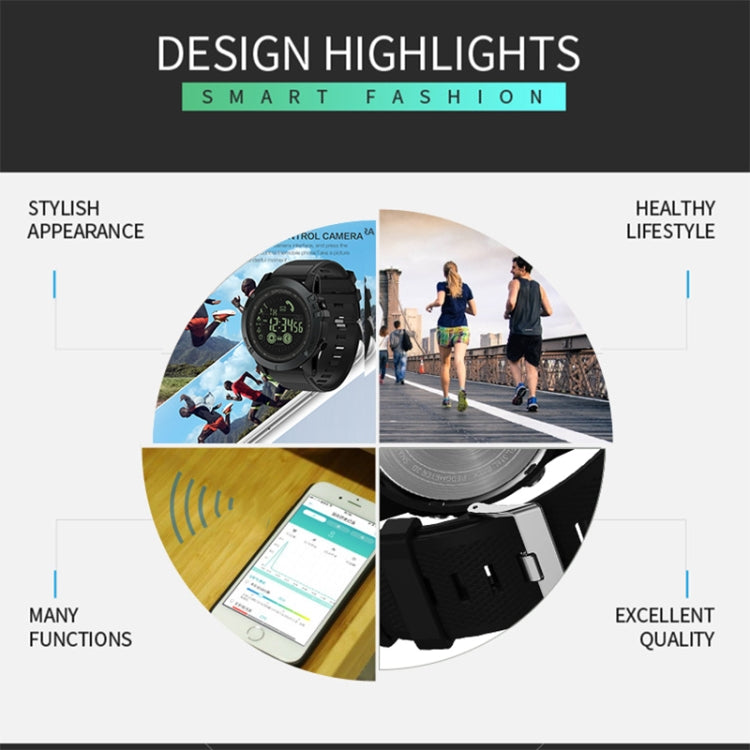 SPOVAN PR1 Outdoor Waterproof Luminous Bluetooth Smart Watch(Red) - free shipping - PMC TechLife - Order now!