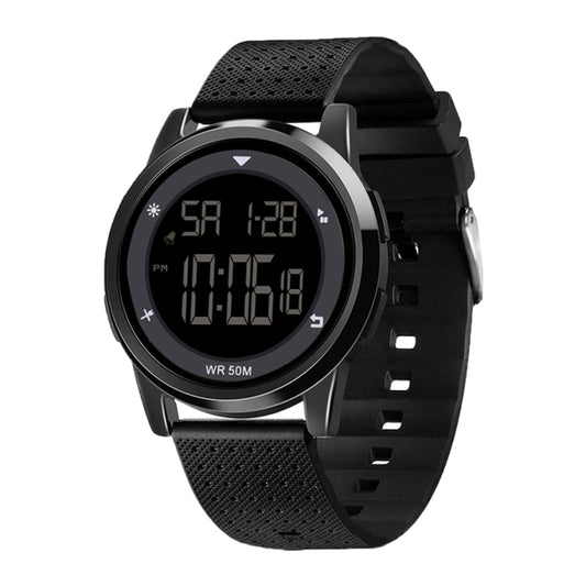 SPOVAN S100 Men Outdoor Multifunctional Waterproof Electronic Watch(Black) - LED Digital Watches by SPOVAN | Online Shopping South Africa | PMC Jewellery