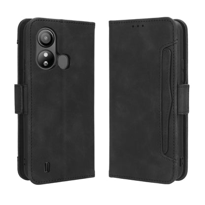 For ZTE Blade L220 Skin Feel Calf Texture Card Slots Leather Phone Case(Black) - ZTE Cases by PMC Jewellery | Online Shopping South Africa | PMC Jewellery