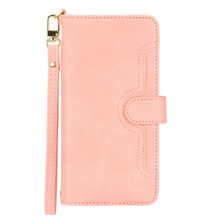 For ASUS Zenfone 10 / 9 Litchi Texture Zipper Leather Phone Case(Pink) - ASUS Cases by PMC Jewellery | Online Shopping South Africa | PMC Jewellery