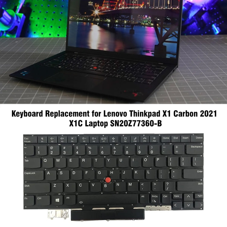 For Lenovo Thinkpad X1C / X1 Carbon 2021 US Version Laptop Backlight Keyboard - Lenovo Spare Parts by PMC Jewellery | Online Shopping South Africa | PMC Jewellery