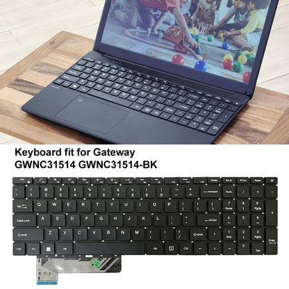 For Gateway GWNC31514 N15CS9/X317H US Version Laptop Keyboard(Black) - Keyboard by PMC Jewellery | Online Shopping South Africa | PMC Jewellery