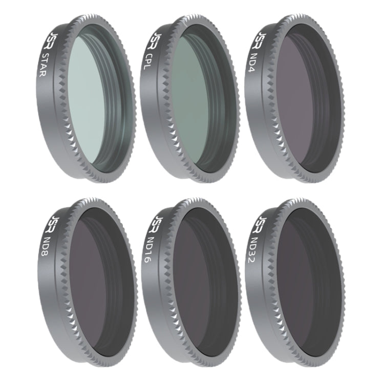 For Insta360 GO 2 / GO 3 JSR LS Series Camera Lens Filter, Filter:6 in 1 STAR CPL ND4 ND8 ND16 ND32 - free shipping - PMC TechLife - Order now!