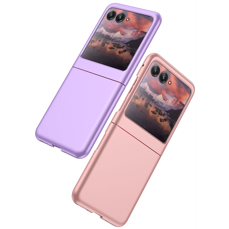 For Motorola Razr 40 Ultra GKK Ultra-thin Full Coverage Phone Case(Black) - Motorola Cases by GKK | Online Shopping South Africa | PMC TechLife