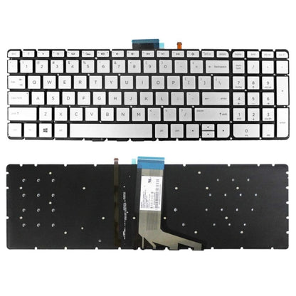 For HP M6-W US Version Laptop Backlight Keyboard(Silver) - HP Spare Parts by PMC Jewellery | Online Shopping South Africa | PMC Jewellery