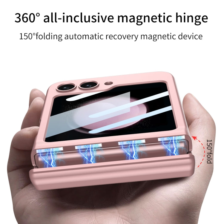 For Samsung Galaxy Z Flip5 GKK Integrated Magnetic Full Coverage Folding Phone Case(Silver) - free shipping - PMC TechLife - Order now!