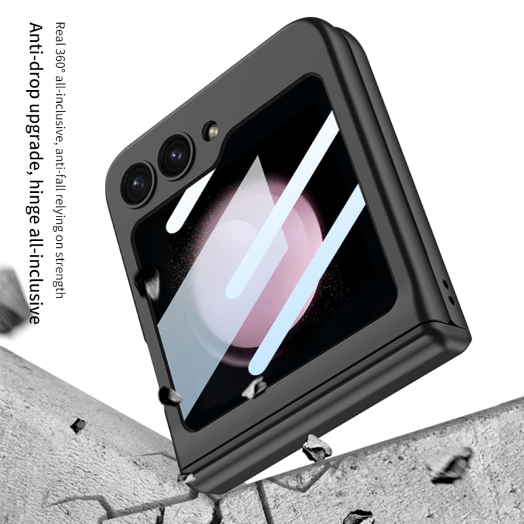 For Samsung Galaxy Z Flip5 GKK Integrated Magnetic Full Coverage Folding Phone Case(Green) - Galaxy Z Flip5 Cases by GKK | Online Shopping South Africa | PMC TechLife | Buy Now Pay Later Mobicred