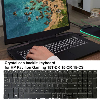For HP Pavilion Gaming 15-DK Crystal Cap US Version Laptop Backlight Keyboard - HP Spare Parts by PMC Jewellery | Online Shopping South Africa | PMC Jewellery
