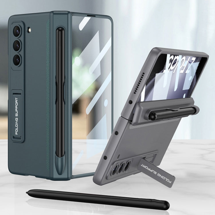 For Samsung Galaxy Z Fold5 GKK Full Coverage Magnetic Fold Hinge Phone Case with Pen Slots(Black) - free shipping - PMC TechLife - Order now!