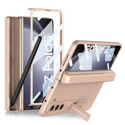 For Samsung Galaxy Z Fold5 GKK Magnetic Full Coverage Phone Flip Case with Pen Box(Gold) - Galaxy Z Fold5 Cases by GKK | Online Shopping South Africa | PMC Jewellery