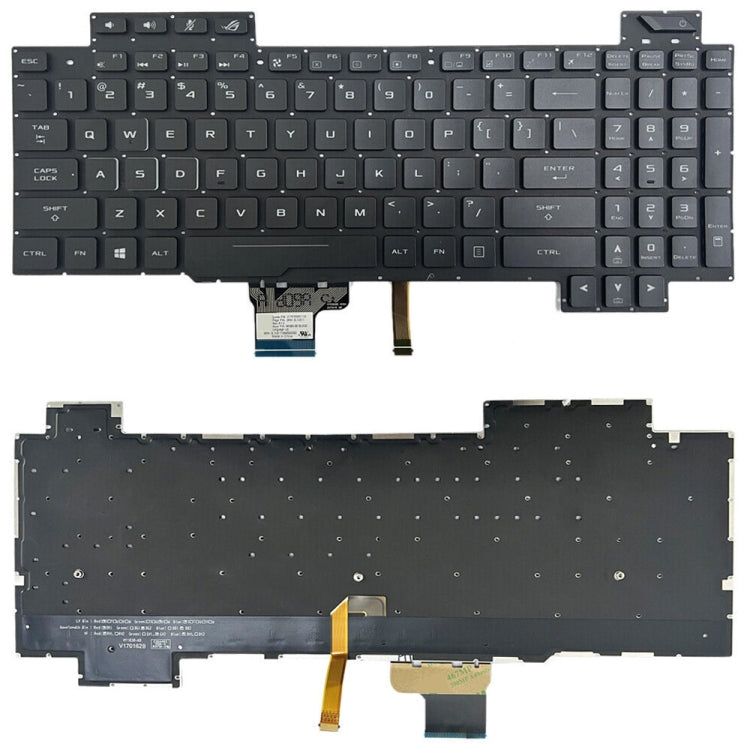 For ASUS GL504 GL504GV GL504G GL504GM US Version Backlight Laptop Keyboard(Black) - Asus Spare Parts by PMC Jewellery | Online Shopping South Africa | PMC Jewellery