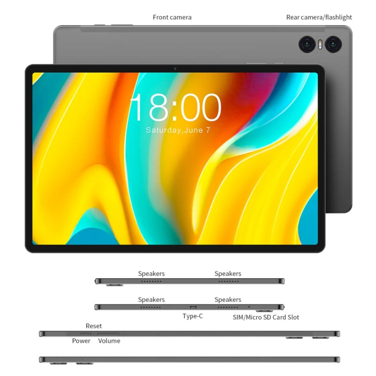 Teclast T50 Pro Tablet PC 11 inch, 16GB+256GB,  Android 13 MediaTek Helio G99 / MT6789 Octa Core, 4G LTE Dual SIM - TECLAST by TECLAST | Online Shopping South Africa | PMC Jewellery