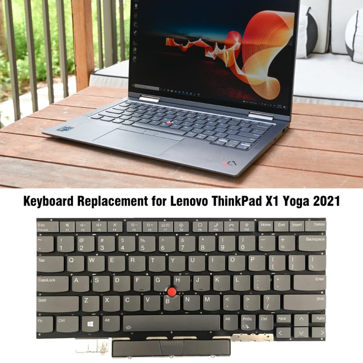 For Lenovo ThinkPad X1 Yoga 2021 Backlight Laptop Keyboard - Lenovo Spare Parts by PMC Jewellery | Online Shopping South Africa | PMC Jewellery