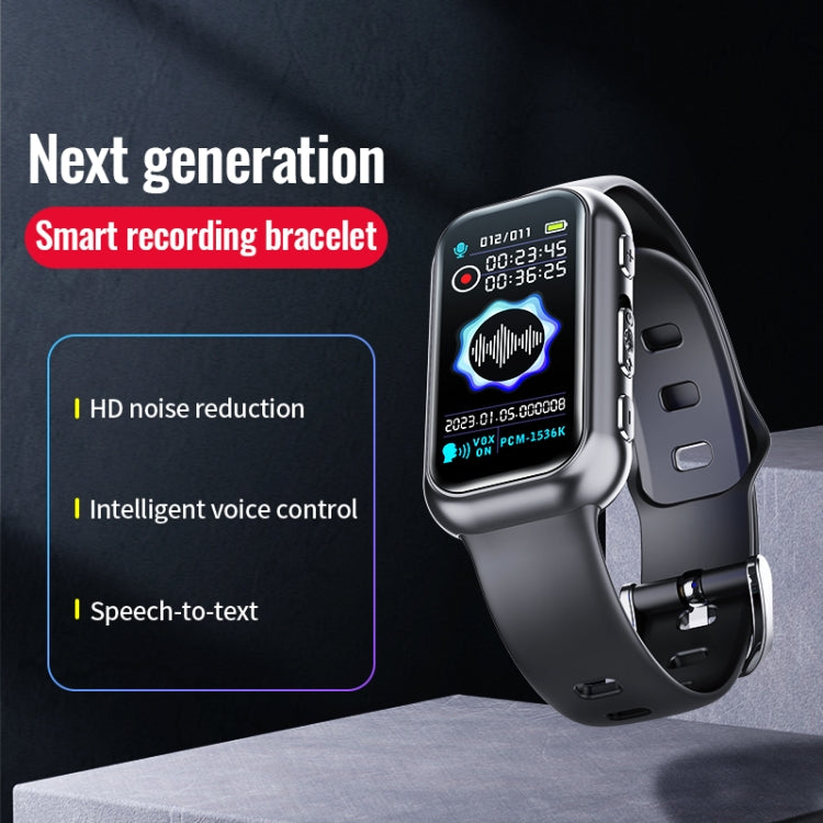 JNN S16 Smart HD Noise Reduction Bluetooth MP3 Voice Control Recording Bracelet, Memory:32GB - free shipping - PMC TechLife - Order now!
