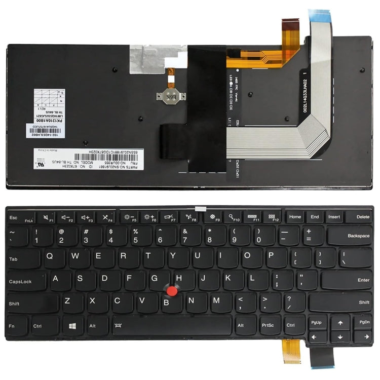 For Lenovo ThinkPad T460P US Version Laptop Keyboard - Lenovo Spare Parts by PMC Jewellery | Online Shopping South Africa | PMC Jewellery