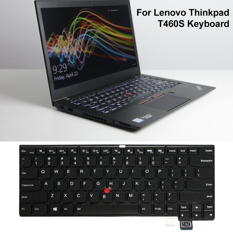 For Lenovo ThinkPad T460S US Version Laptop Keyboard - Lenovo Spare Parts by PMC Jewellery | Online Shopping South Africa | PMC Jewellery