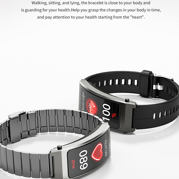K13S 1.14 inch TFT Screen Slub Steel Strap Smart Calling Bracelet Supports Sleep Management/Blood Oxygen Monitoring(Rose Gold) - free shipping - PMC TechLife - Order now!